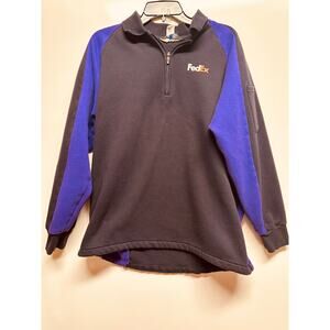 VF Imagewear By Stan Herman FEDEX Sweatshirt Zip Pullover Size Regular Large